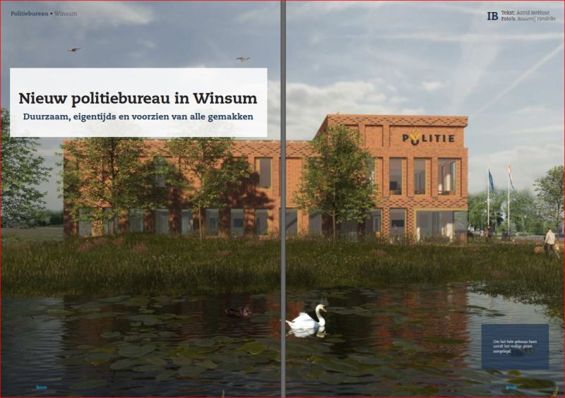 Nieuwbouw Politiebureau in Industriebouw